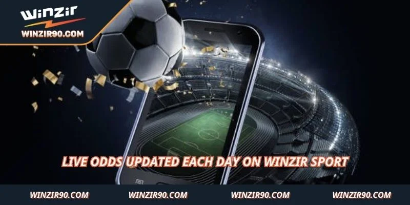 Live odds updated each day on Winzir Sport