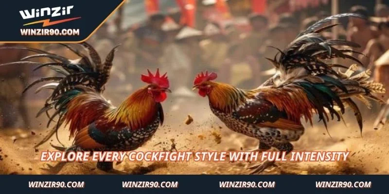 Explore every cockfight style with full intensity