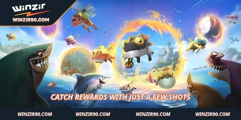 Catch rewards with just a few shots