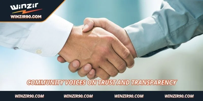 Community voices on trust and transparency