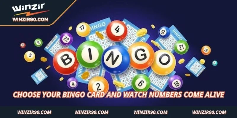 Choose your bingo card and watch numbers come alive