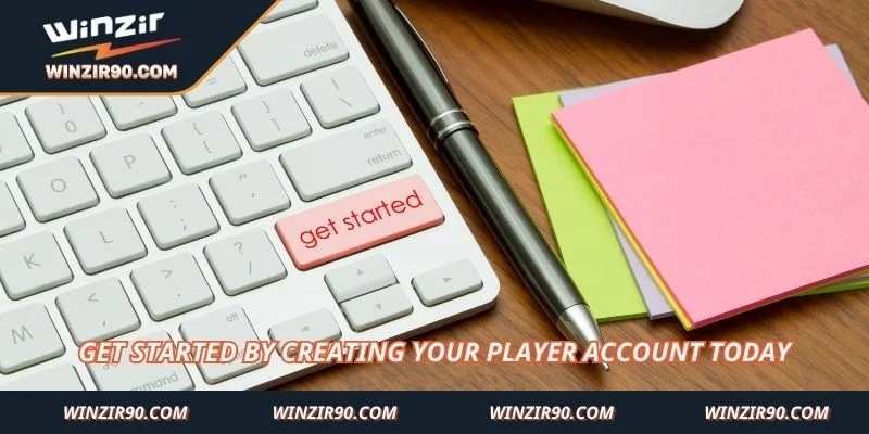 Get started by creating your player account today