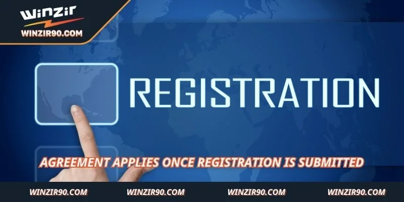Agreement applies once registration is submitted